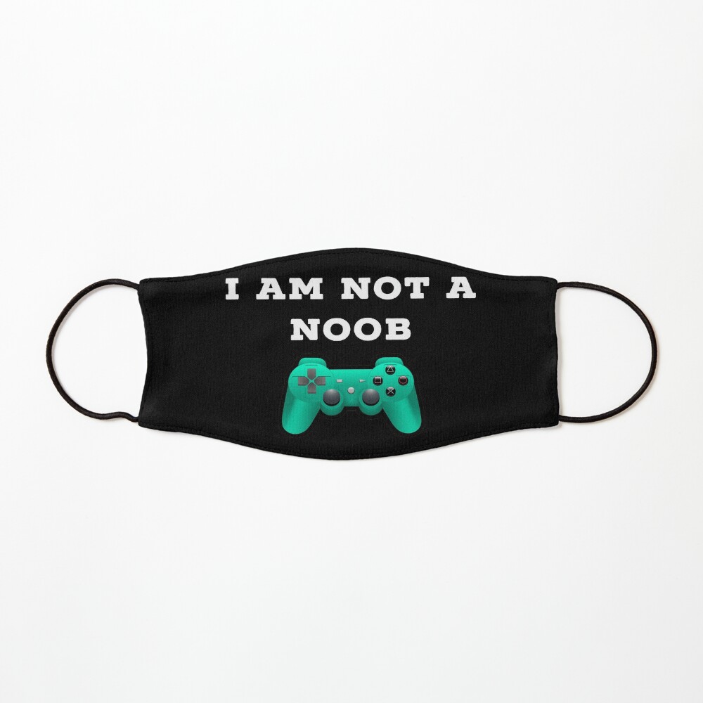 Roblox I Am Not A Noob Mask By Superdad 888 Redbubble - double doge in a bag original roblox
