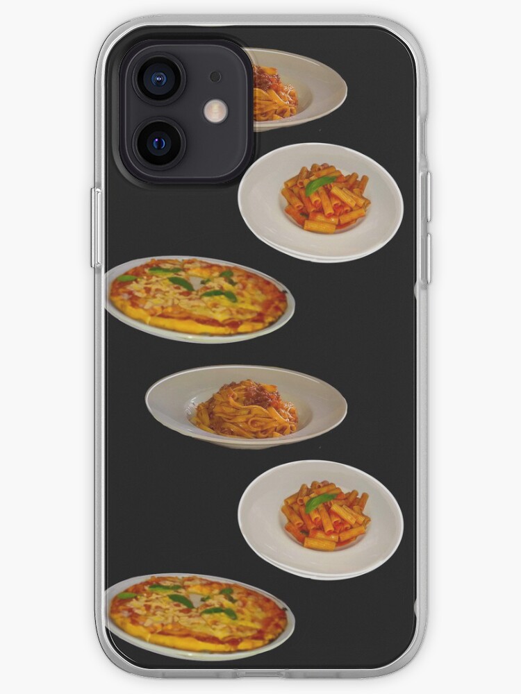 Pizza Penne Pasta And Spaghetti Bolognese Iphone Case By Artonmytee Redbubble