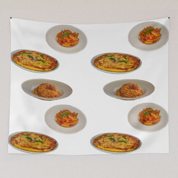 Item preview, Pizza penne pasta and spaghetti bolognese  designed and sold by Artonmytee.