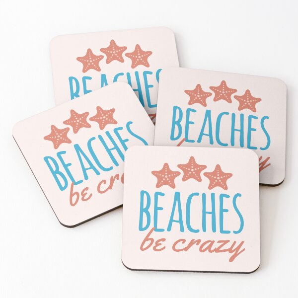 Item preview, Beaches Be Crazy Pun designed and sold by oddmatter.