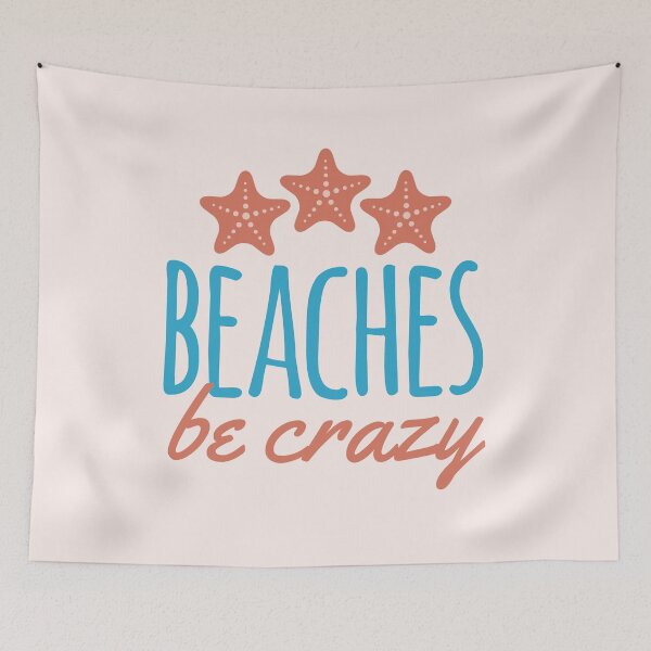 Item preview, Beaches Be Crazy Pun designed and sold by oddmatter.