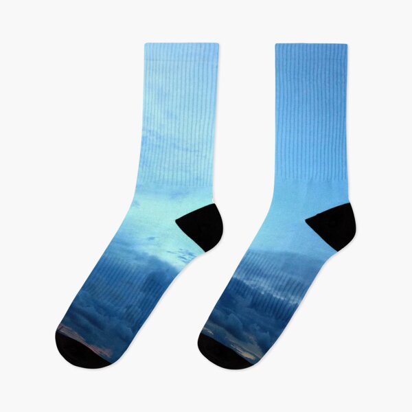 Item preview, Blue sky many clouds twilight colors designed and sold by PrakritiPrints.