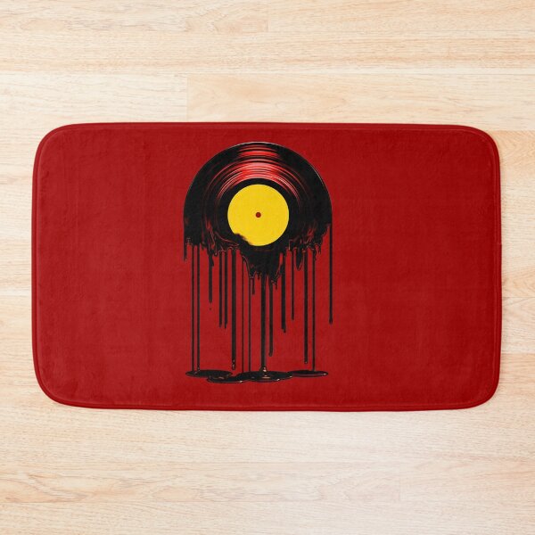 Item preview, Music Melting Vinyl Record Dj Retro lp (write in your favorite classic star) designed and sold by mirrorimages.