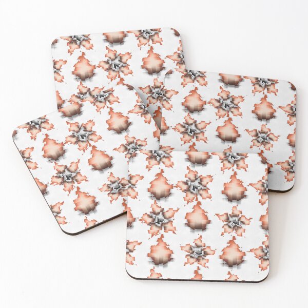 Item preview, Grid background flower shaped seamless pattern designed and sold by hutofdesigns.