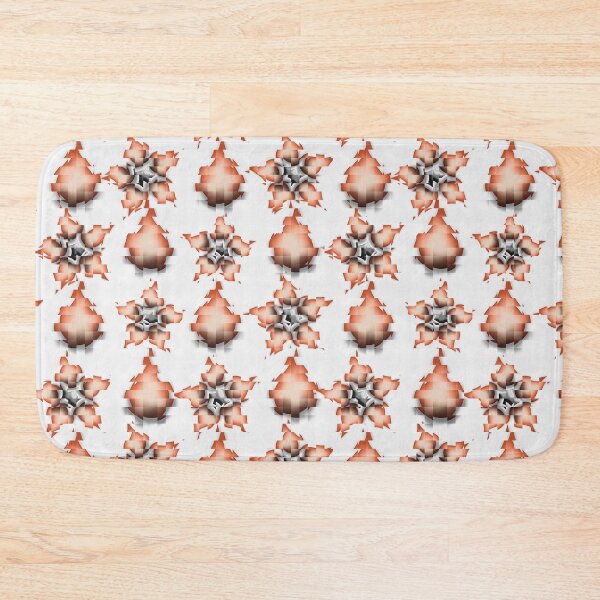 Item preview, Grid background flower shaped seamless pattern designed and sold by hutofdesigns.
