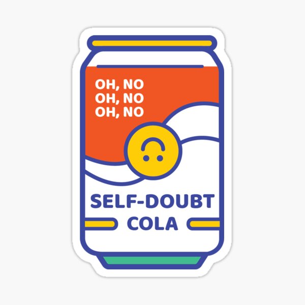 Self-Doubt Cola Sticker