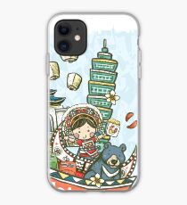 Lovely Taiwan cultural illustration iPhone Case