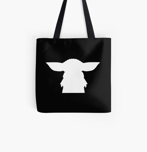 Alien Silhouette All Over Print Tote Bag