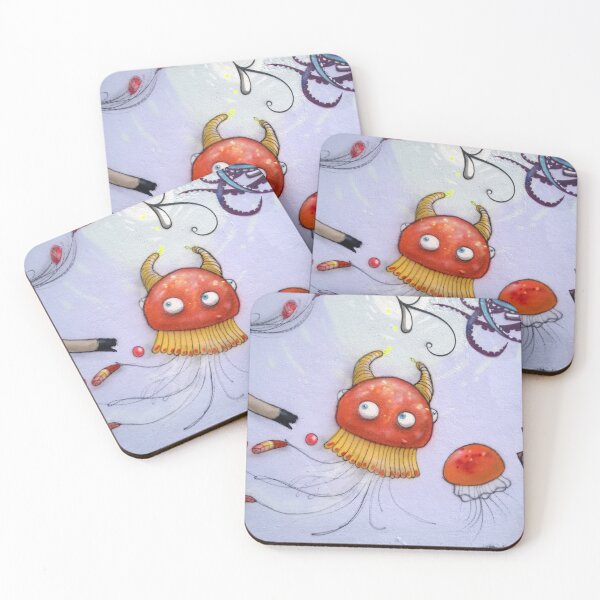 Item preview, grafitti jellyfish designed and sold by Bimsbums.