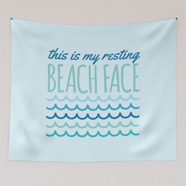 Item preview, Resting Beach Face designed and sold by oddmatter.