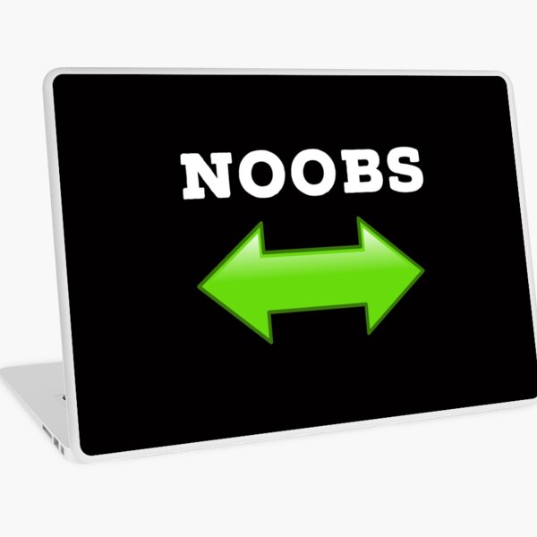 Roblox I M With Noob Laptop Skin By Superdad 888 Redbubble - roblox in macbook