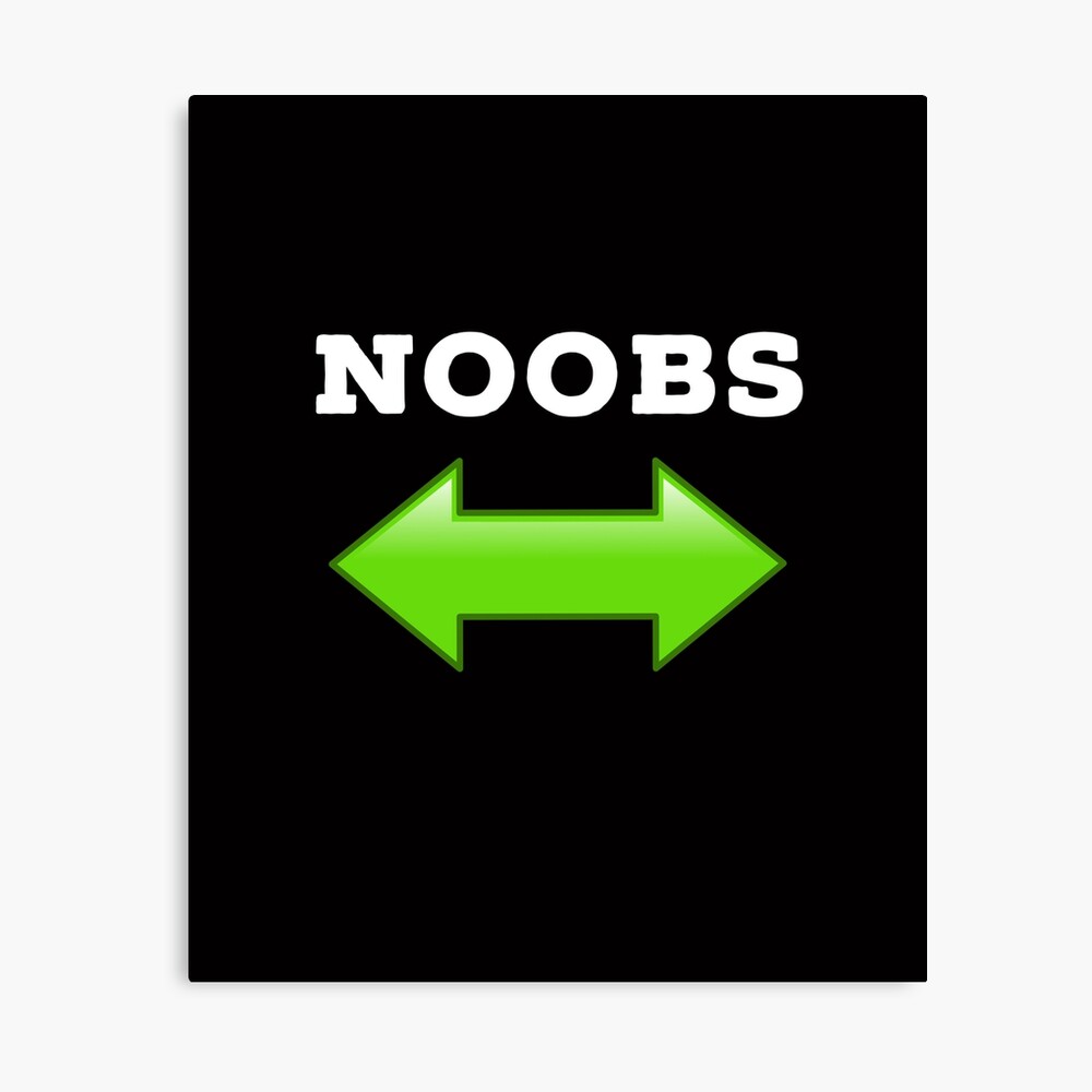 Roblox Noobs With Double Arrow Poster By Superdad 888 Redbubble - robloxnoobs instagram photo and video on instagram