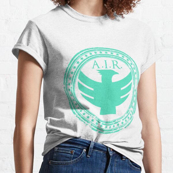 AIR Logo Worn Teal Classic T-Shirt