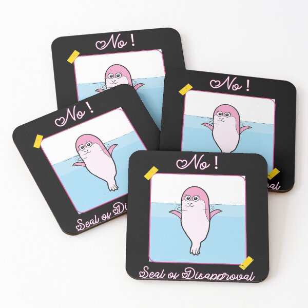 Item preview,  Seal of Disapproval, Funny Art Illustration, Perfect Idea Gift designed and sold by JUSTBEELEGANT.