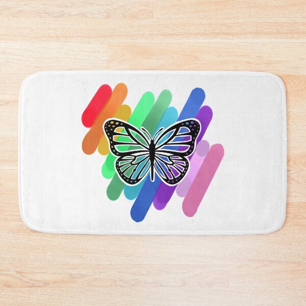 Item preview, Butterfly "Rainbow Scribble" Design designed and sold by Charlzthebucket.