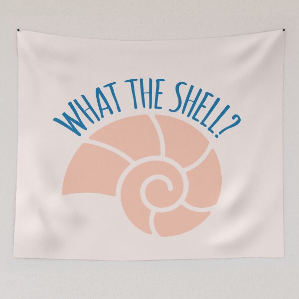 Item preview, What The Shell Funny Pun designed and sold by oddmatter.