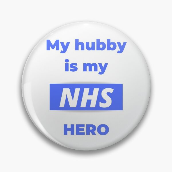 Item preview, My Hubby Is My NHS Hero designed and sold by Gramsta.