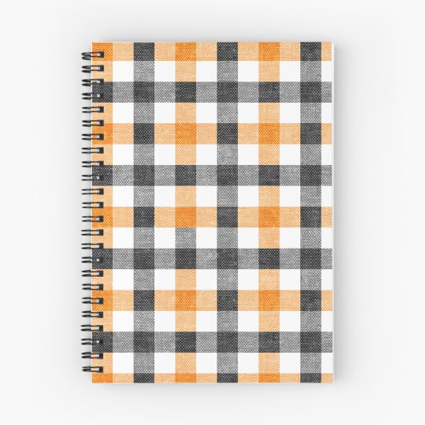 Item preview, orange and black plaid - halloween check designed and sold by littlearrow.