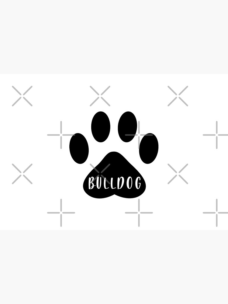 Bulldog Paw Print Seal by chanzds
