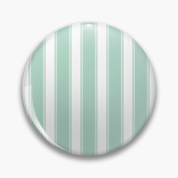 Item preview, Magic Mint Green Cyan and White Striped designed and sold by ArtHanbal.