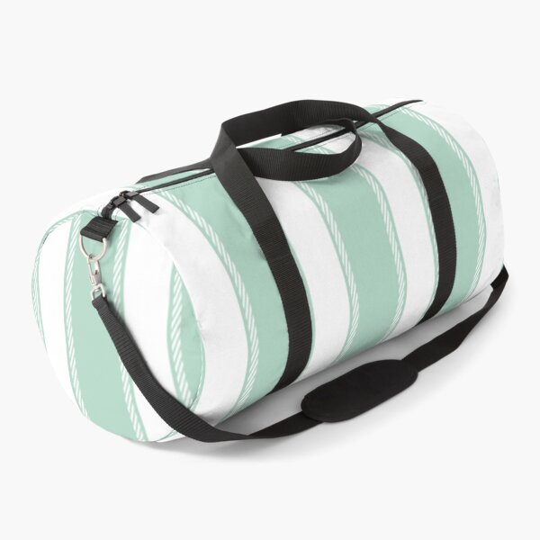 Item preview, Magic Mint Green Cyan and White Striped designed and sold by ArtHanbal.