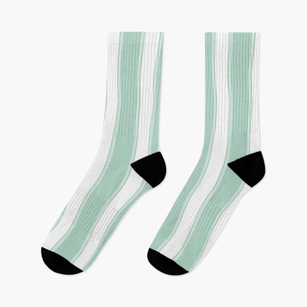 Item preview, Magic Mint Green Cyan and White Striped designed and sold by ArtHanbal.