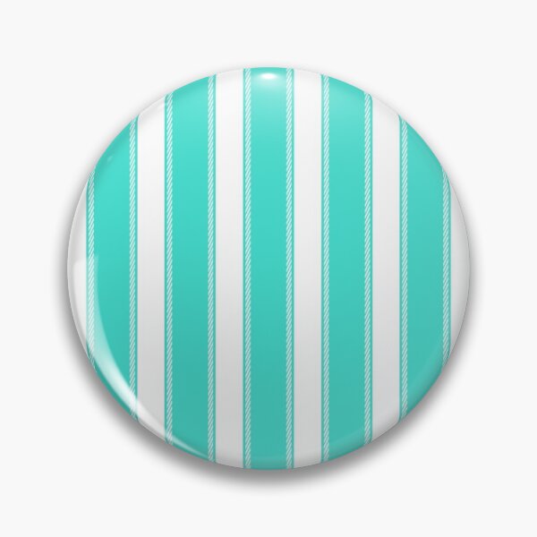 Item preview, Blue Turquoise and White Striped designed and sold by ArtHanbal.