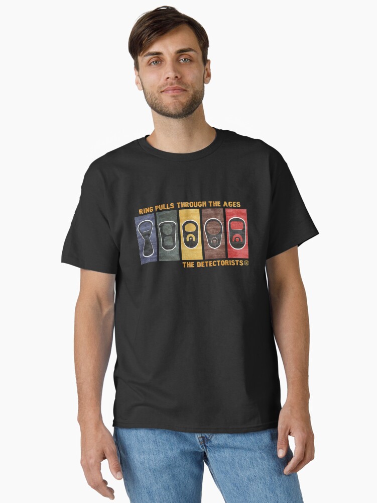 Thumbnail 1 of 7, Classic T-Shirt, Detectorists Ring Pulls Through The Ages Eye Voodoo Vintage Edition designed and sold by eyevoodoo.