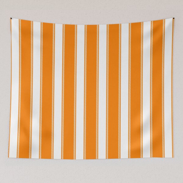 Item preview, Summer Orange and White Striped designed and sold by ArtHanbal.