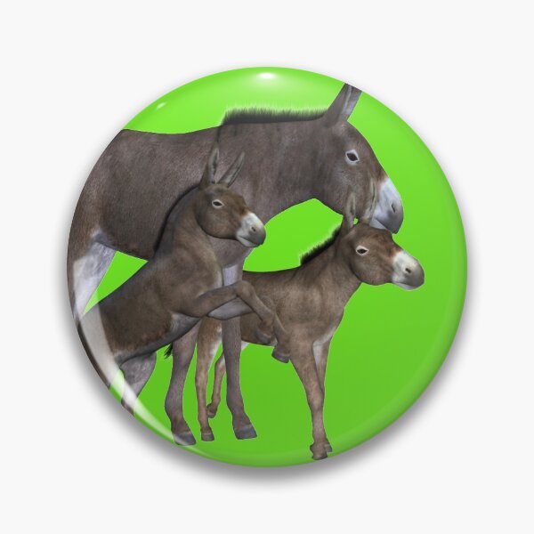 Item preview, Donkey Twins, mother and foals  designed and sold by LoneAngel.