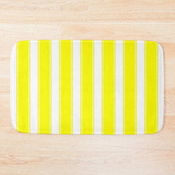 Item preview, Bright Fluorescent Yellow and White Striped designed and sold by ArtHanbal.