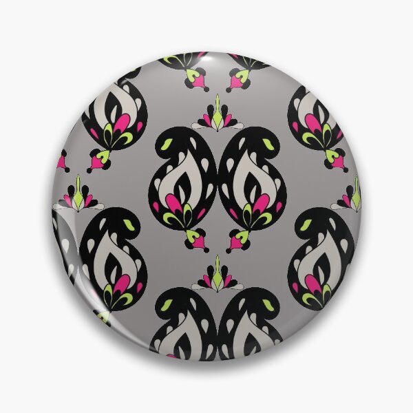 Item preview, Black Paisleys All Over - Grey designed and sold by BumbleChynxBee.