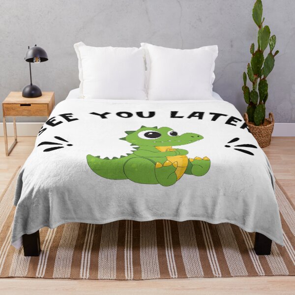 Item preview, See You Later Alligator Crocodile Saying Cute designed and sold by OmmeDesigns.