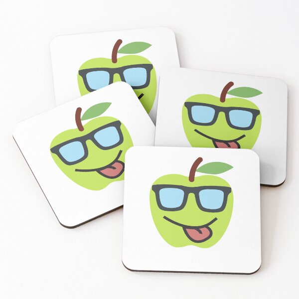 Item preview, Funny green apple designed and sold by MZ-Art.