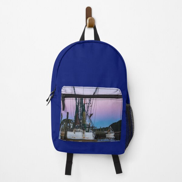 Item preview, Fishing boat in a river 2 designed and sold by KensLensDesigns.