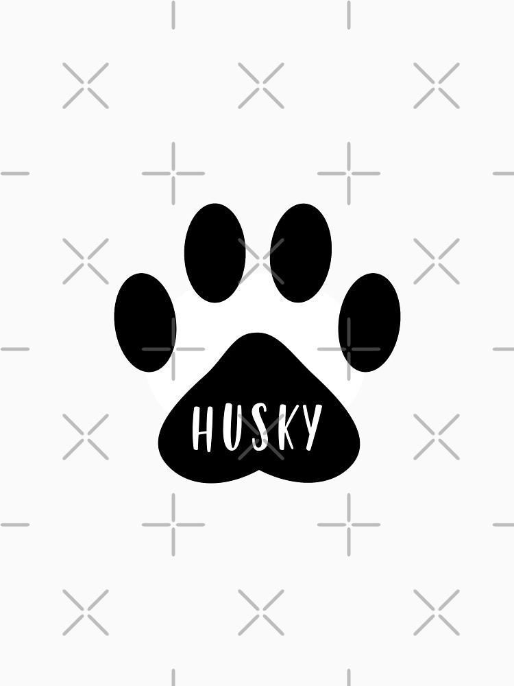 Husky Paw Print Seal by chanzds