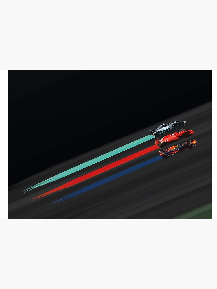 « F1 Art abstrait Bataille de l'ère hybride » par BRoebuck