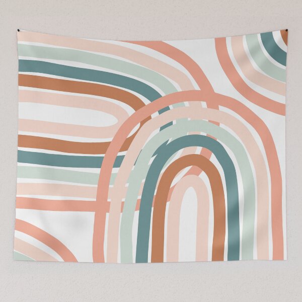 Item preview, Rainbow abstract illustration designed and sold by bigmoments.