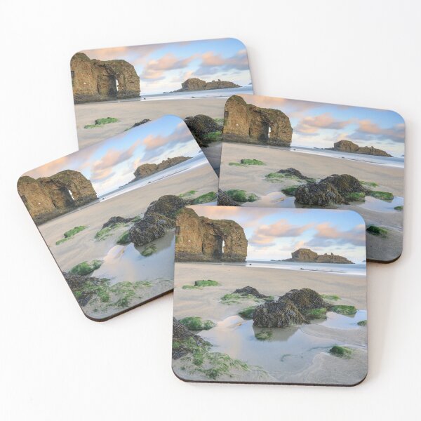 Item preview, Perranporth Arch and Chapel Rock at sunrise designed and sold by bitm2007.