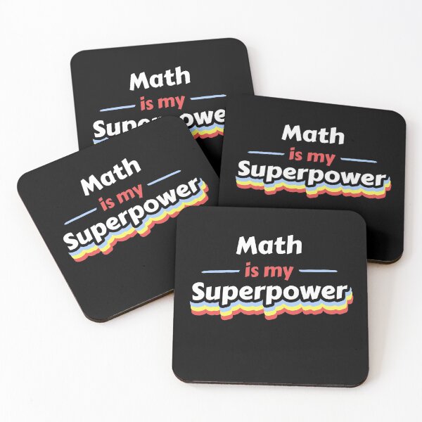 Item preview, Math is my Superpower designed and sold by razvigod.
