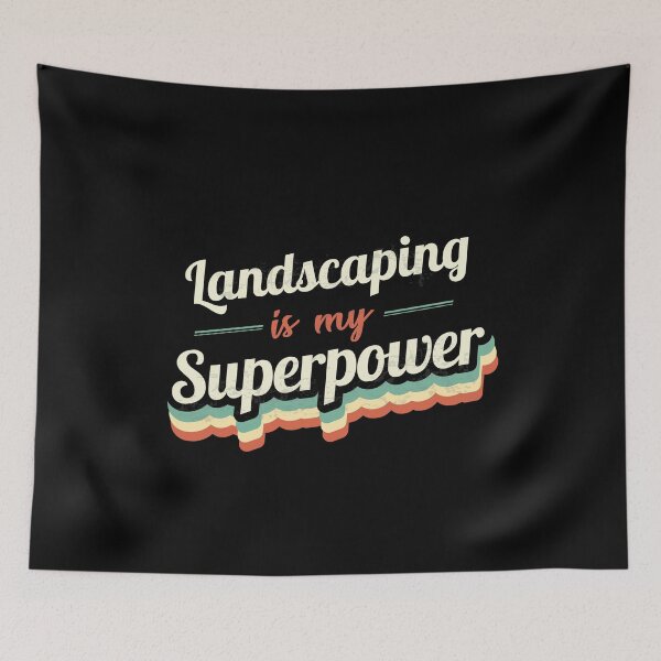 Item preview, Landscaping is my Superpower  designed and sold by Custom365.