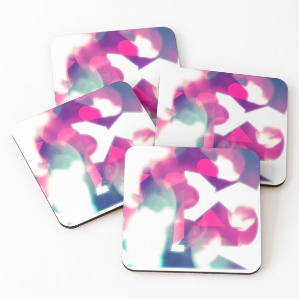Item preview, Blue pink Purple merged shapes and shades designed and sold by OSG369.