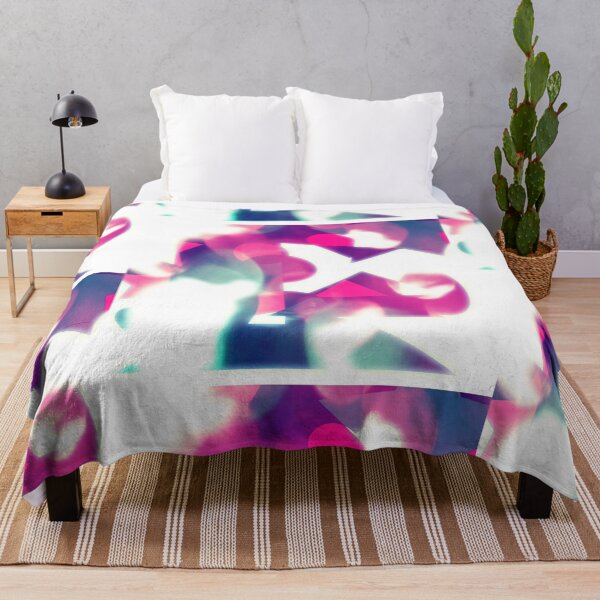 Item preview, Blue pink Purple merged shapes and shades designed and sold by OSG369.