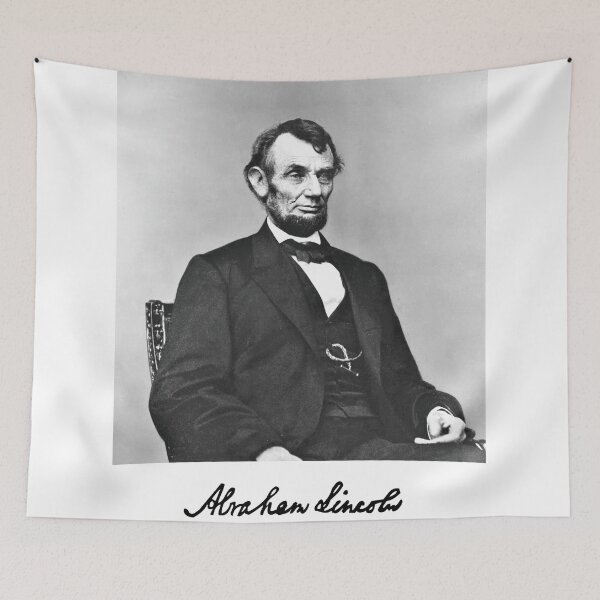 Item preview, Abraham Lincoln Signature Portrait designed and sold by stayfree101.