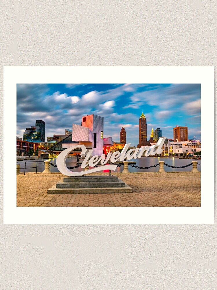 Cleveland Ohio Skyline From North Coast Harbor | Art Print