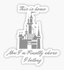 this is home Sticker
