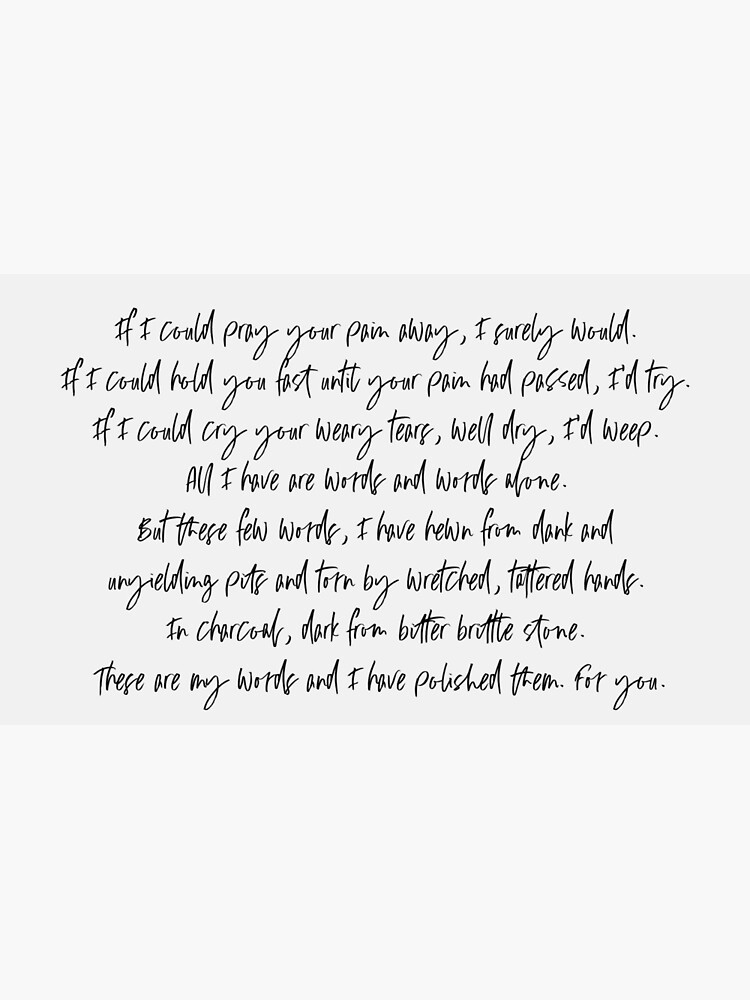 "Waterloo Road Harley Poem for Budgen" Greeting Card for Sale by