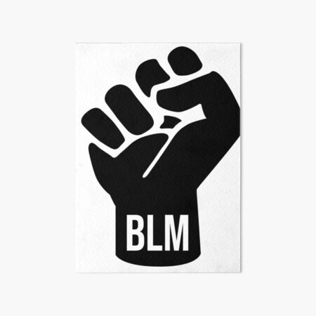 Black Lives Matter Faust Galeriedruck