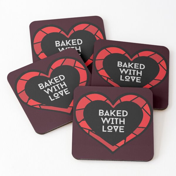 Item preview, Baked with Love- Heart Sentiment designed and sold by LJWDesigns.