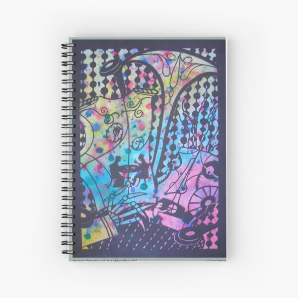 The Man That was Used Up in Black Spiral Notebook
